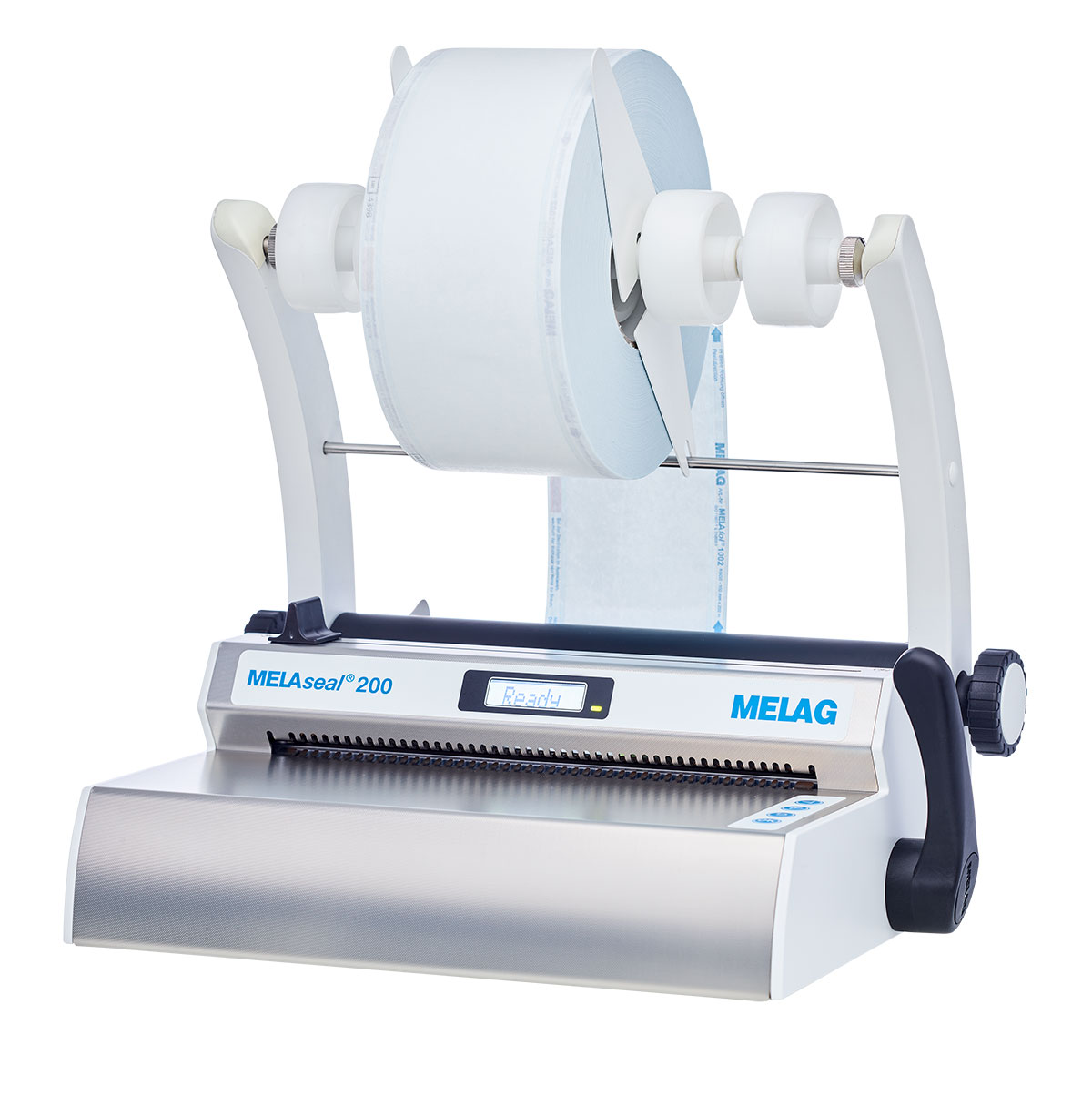 MELAG MELAseal 200 (inkl. MELAG USB-Stick). Das tausendfach praxisbewährte MELAseal 200 vereint zuverlässige Technik, Funktionalität und Komfort mit den kompakten Abmessungen eines Balkensiegelgeräts.